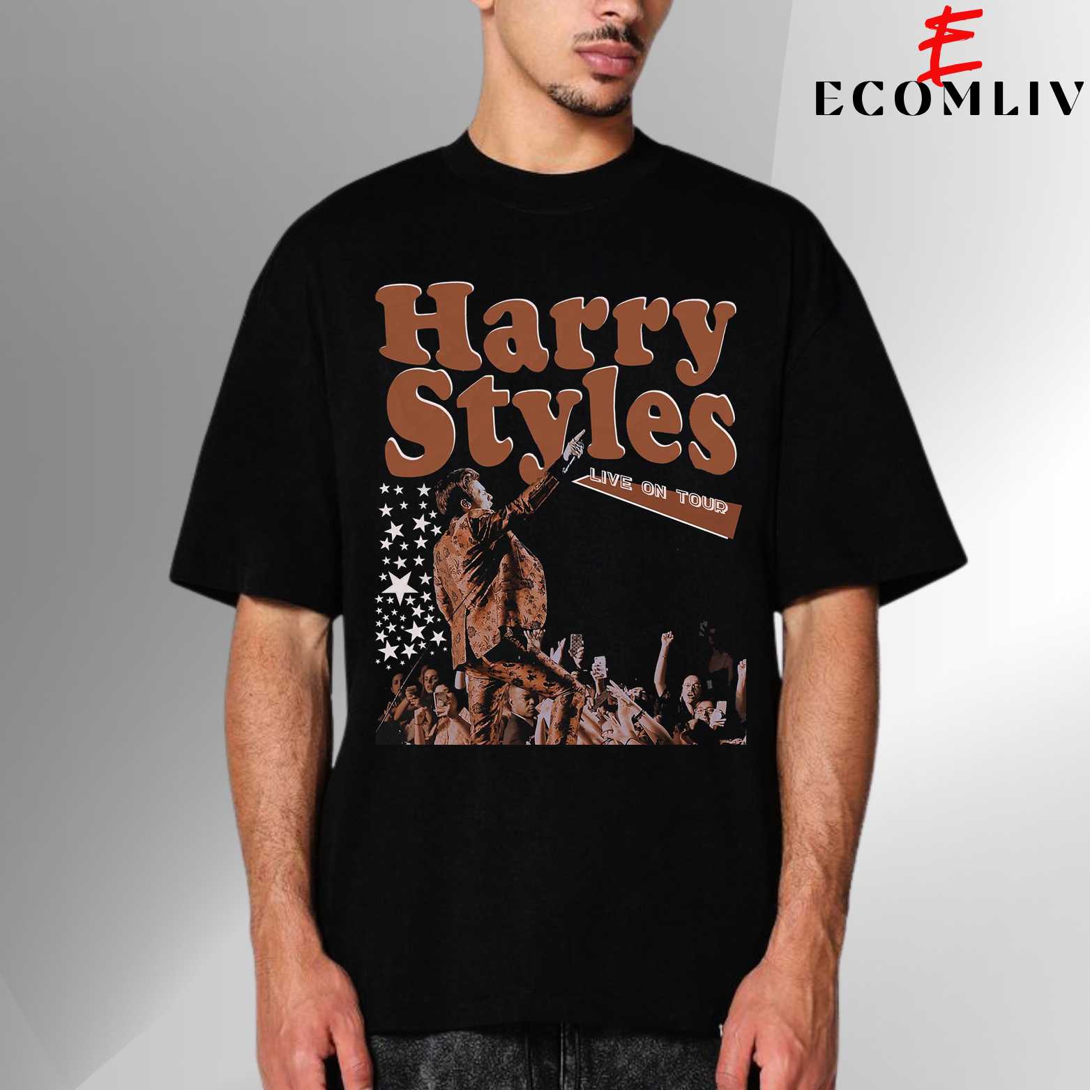 Harry Styles Tour 2025 Tee, Unisex Pop Fan T Shirt, Collector Streetwear Shirt